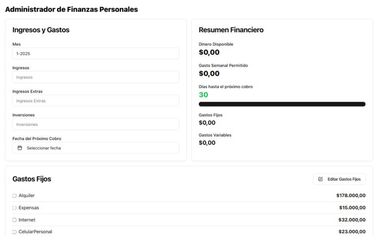 Finance WebApp
